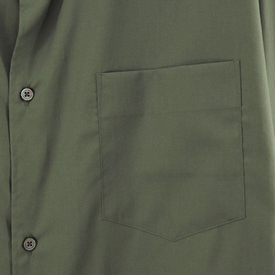 【Graphpaper/グラフペーパー】<br>Silicon Poplin Oversized Regular Collar Shirt <br>GM253-50180