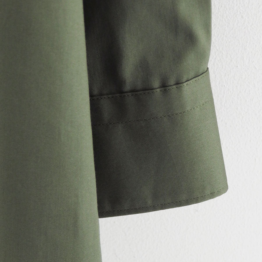 【Graphpaper/グラフペーパー】<br>Silicon Poplin Oversized Regular Collar Shirt <br>GM253-50180