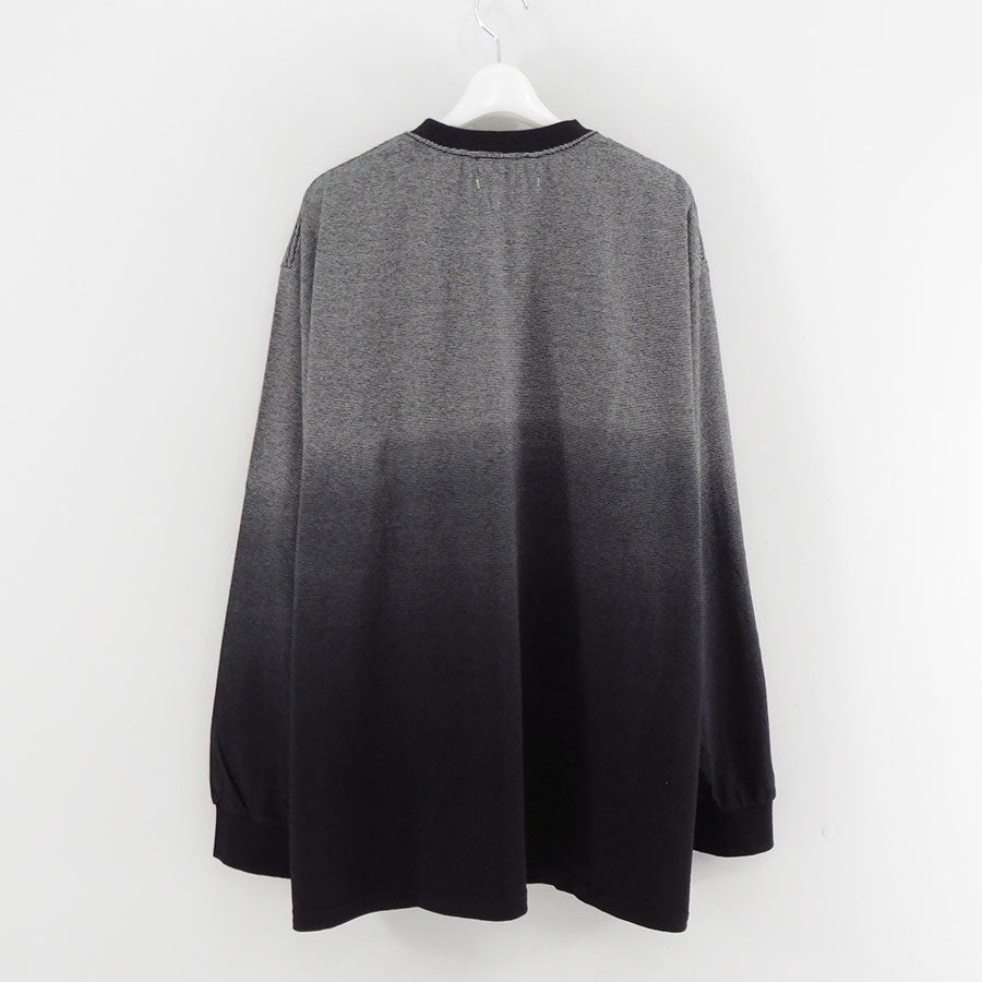 【Graphpaper/グラフペーパー】<br>Gradient Border L/S Tee <br>GU253-70511