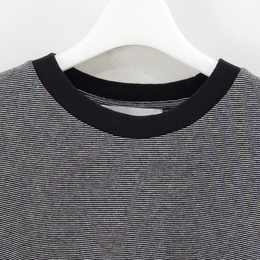 【Graphpaper/グラフペーパー】<br>Gradient Border S/S Tee <br>GU253-70512