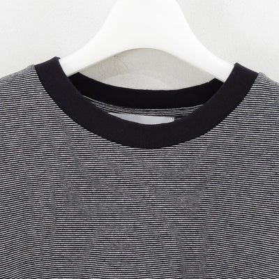 【Graphpaper/グラフペーパー】<br>Gradient Border S/S Tee <br>GU253-70512