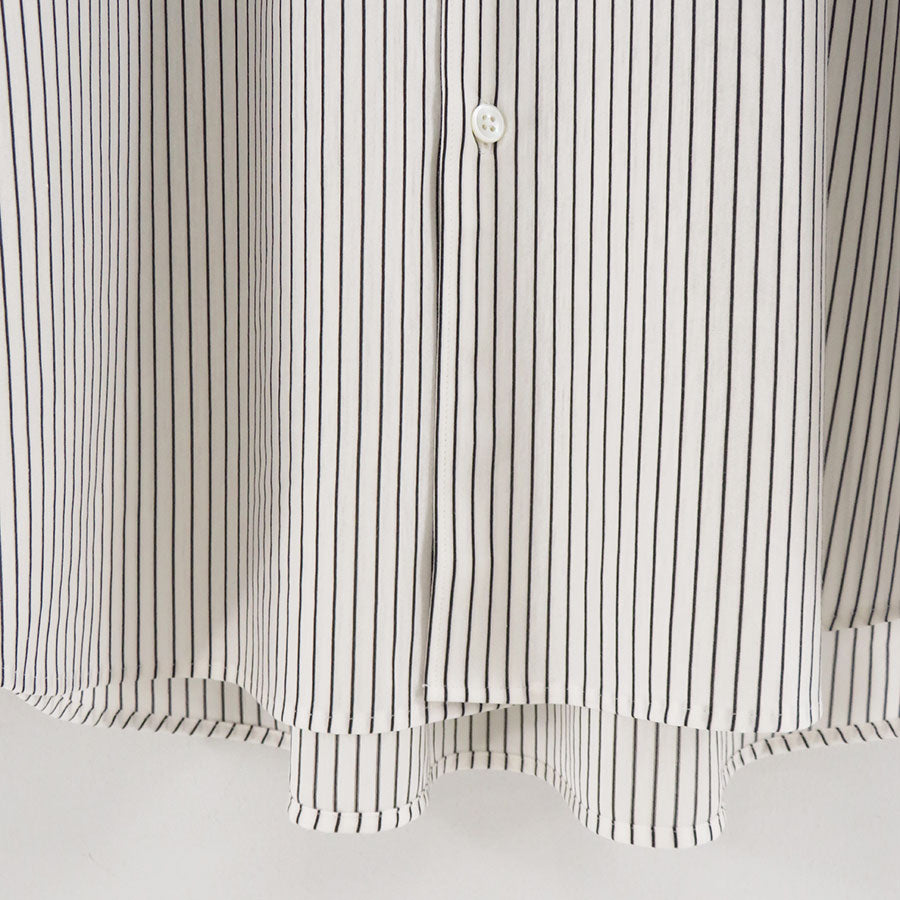 【KANEMASA PHIL./カネマサフィル】<br>46G Atmosphere Stripe L/S Shirt <br>KM25S-023