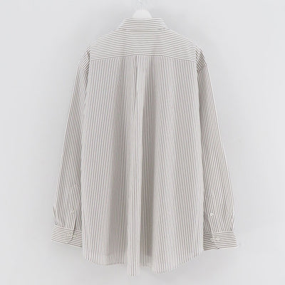 【KANEMASA PHIL./カネマサフィル】<br>46G Atmosphere Stripe L/S Shirt <br>KM25S-023