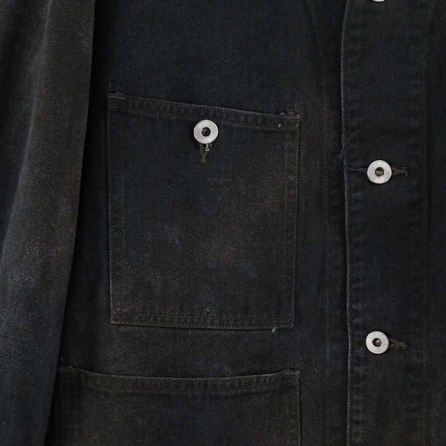 A.PRESSE/アプレッセ】Vintage Black Denim Engineer Jacket 26SAP-01