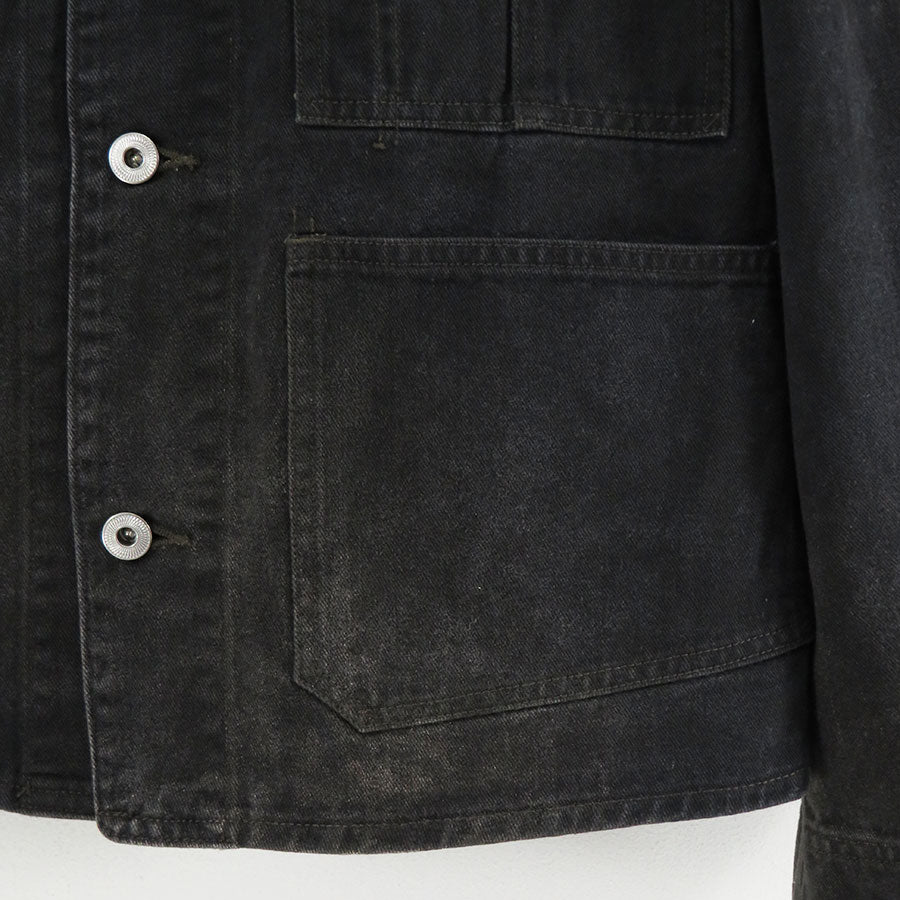 A.PRESSE/アプレッセ】Vintage Black Denim Engineer Jacket 26SAP-01