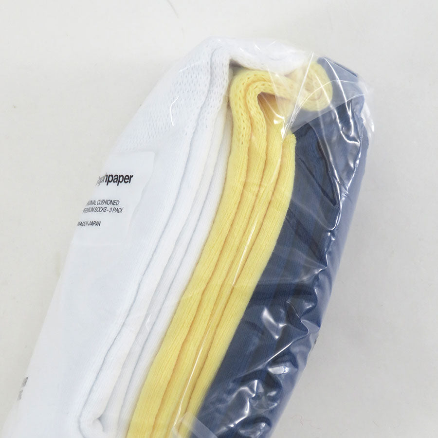 【Graphpaper/グラフペーパー】<br>Graphpaper 3-Pack Socks <br>GU253-90286C