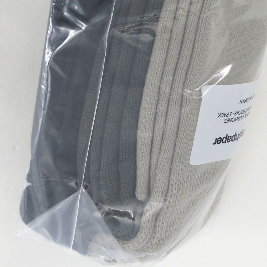 【Graphpaper/グラフペーパー】<br>Graphpaper 3-Pack Socks <br>GU253-90286C