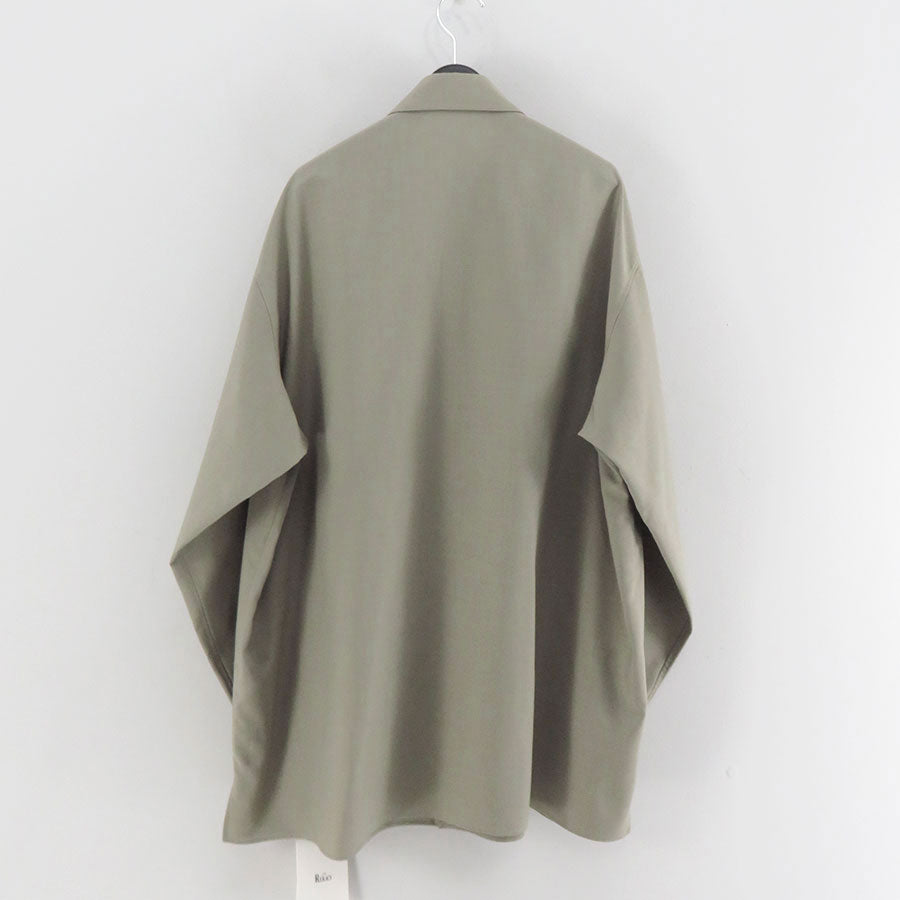 【THE RERACS/ザ・リラクス】<br>RERACS PE SUPER LIGHT SPUN THE PERFECT SHIRT <br>25FW-REBL-492-J