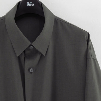 【THE RERACS/ザ・リラクス】<br>RERACS PE SUPER LIGHT SPUN THE PERFECT SHIRT <br>25FW-REBL-492-J