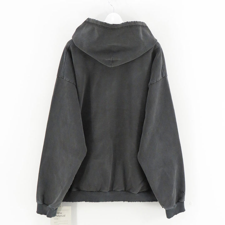 New Manual/ニューマニュアル】VINTAGE WASHED ZIP HOODIE 2026SS-CS2