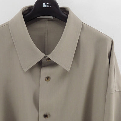 【THE RERACS/ザ・リラクス】<br>RERACS SUPER TWILL S+S BALLOON SHIRT <br>25FW-REBL-456-J