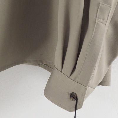 【THE RERACS/ザ・リラクス】<br>RERACS SUPER TWILL S+S BALLOON SHIRT <br>25FW-REBL-456-J