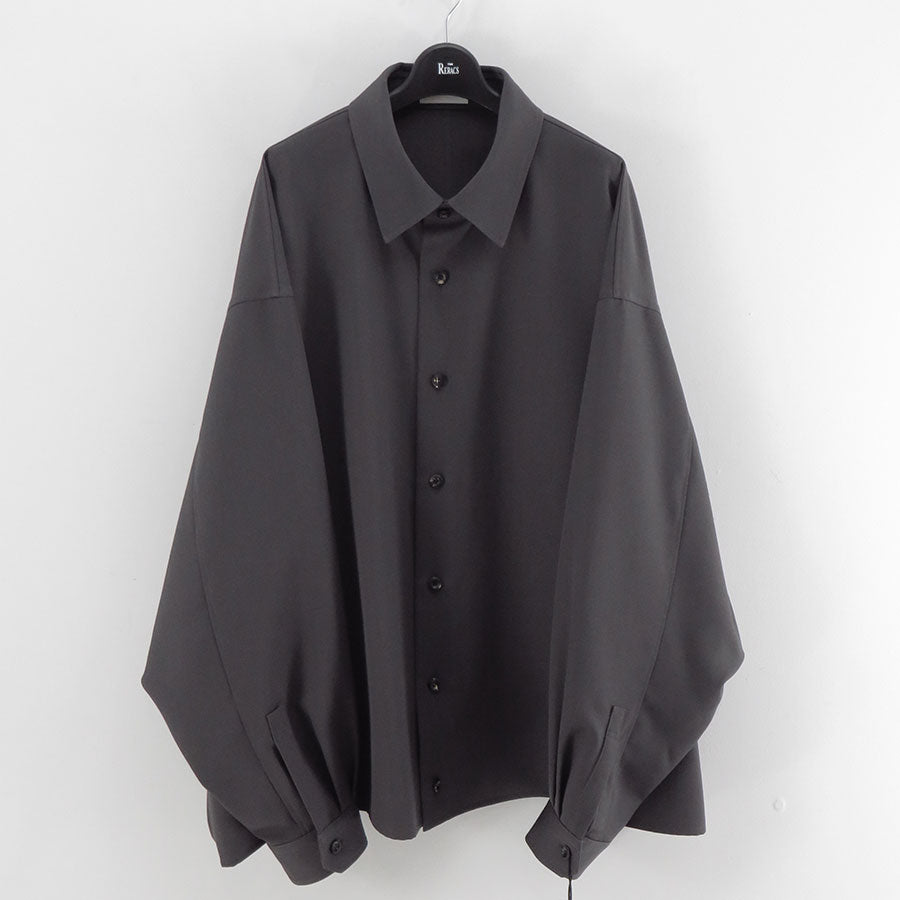 【THE RERACS/ザ・リラクス】<br>RERACS SUPER TWILL S+S BALLOON SHIRT <br>25FW-REBL-456-J