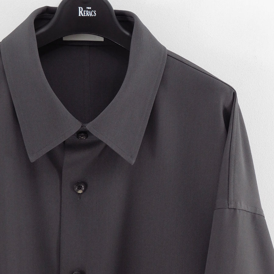 【THE RERACS/ザ・リラクス】<br>RERACS SUPER TWILL S+S BALLOON SHIRT <br>25FW-REBL-456-J