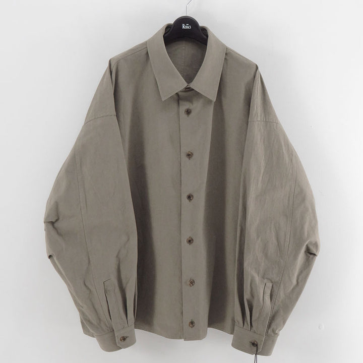 THE RERACS/ザ・リラクス】RERACS SUPER TWILL S+S BALLOON SHIRT 25FW