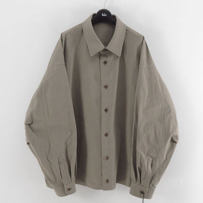 【THE RERACS/ザ・リラクス】<br>RERACS SUPER TWILL S+S BALLOON SHIRT <br>25FW-REBL-456-2-J