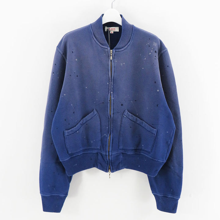 M A S U/エムエーエスユー】CLOVER SPLATTER SWEAT BLOUSON M26U6CS002