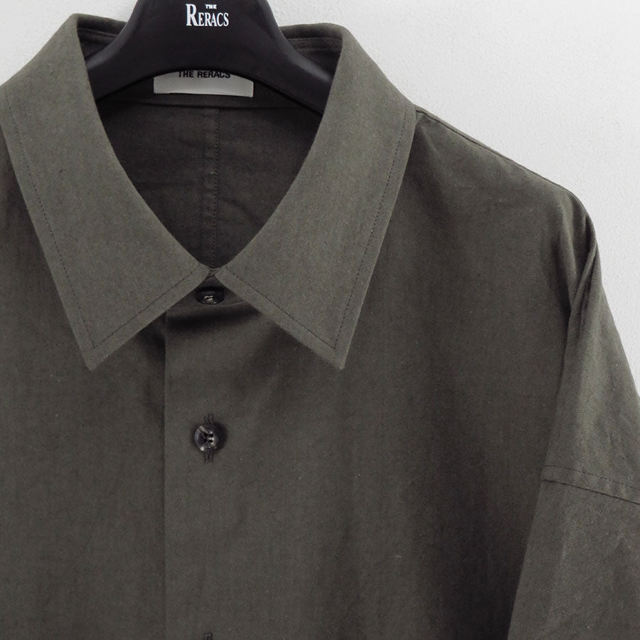 【THE RERACS/ザ・リラクス】<br>RERACS SUPER TWILL S+S BALLOON SHIRT <br>25FW-REBL-456-2-J