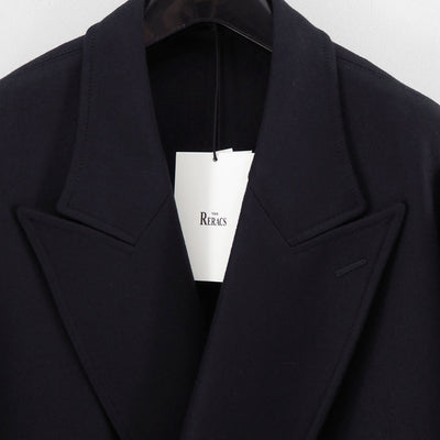 【THE RERACS/ザ・リラクス】<br>RERACS BRITISH MELTON THE DOUBLE PEAKED EASY COAT <br>25FW-RECT-457-J
