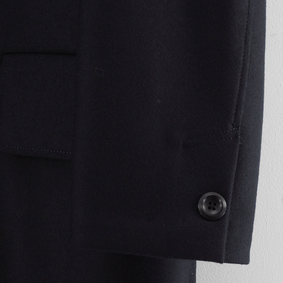 【THE RERACS/ザ・リラクス】<br>RERACS BRITISH MELTON THE DOUBLE PEAKED EASY COAT <br>25FW-RECT-457-J
