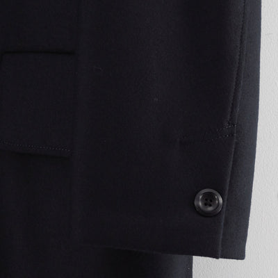 【THE RERACS/ザ・リラクス】<br>RERACS BRITISH MELTON THE DOUBLE PEAKED EASY COAT <br>25FW-RECT-457-J