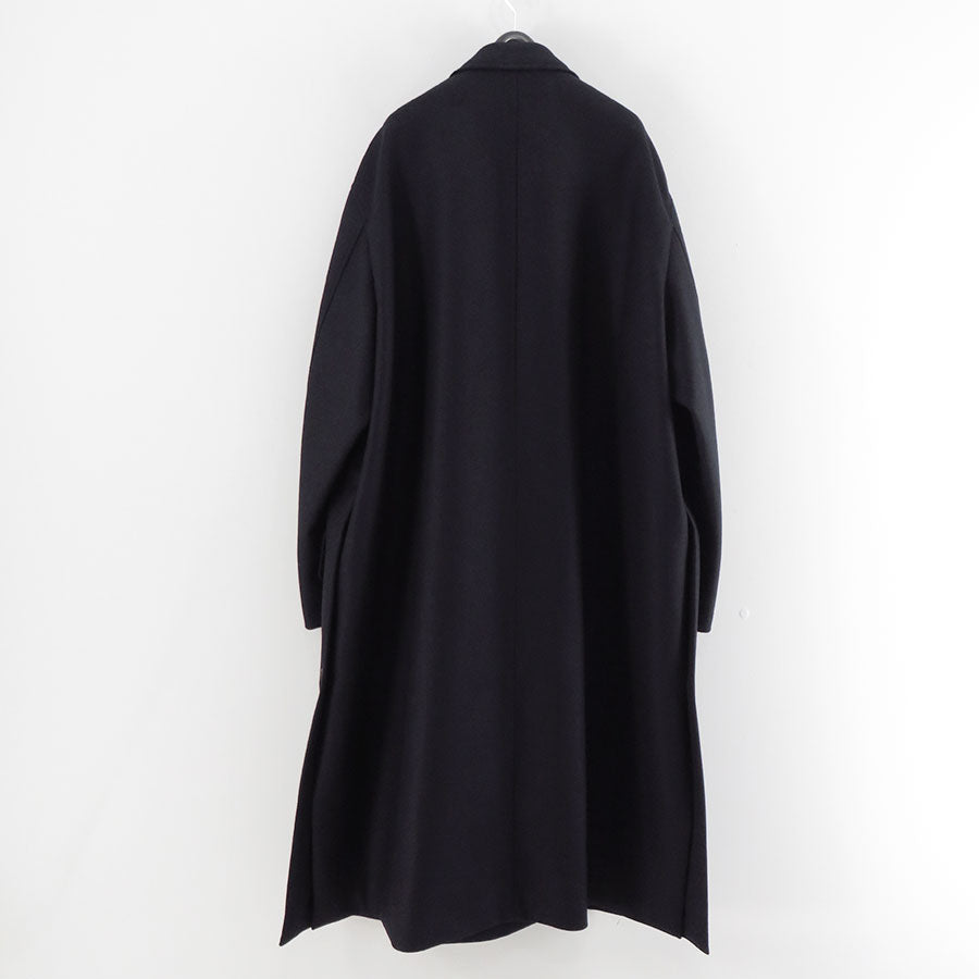 【THE RERACS/ザ・リラクス】<br>RERACS BRITISH MELTON THE DOUBLE PEAKED EASY COAT <br>25FW-RECT-457-J