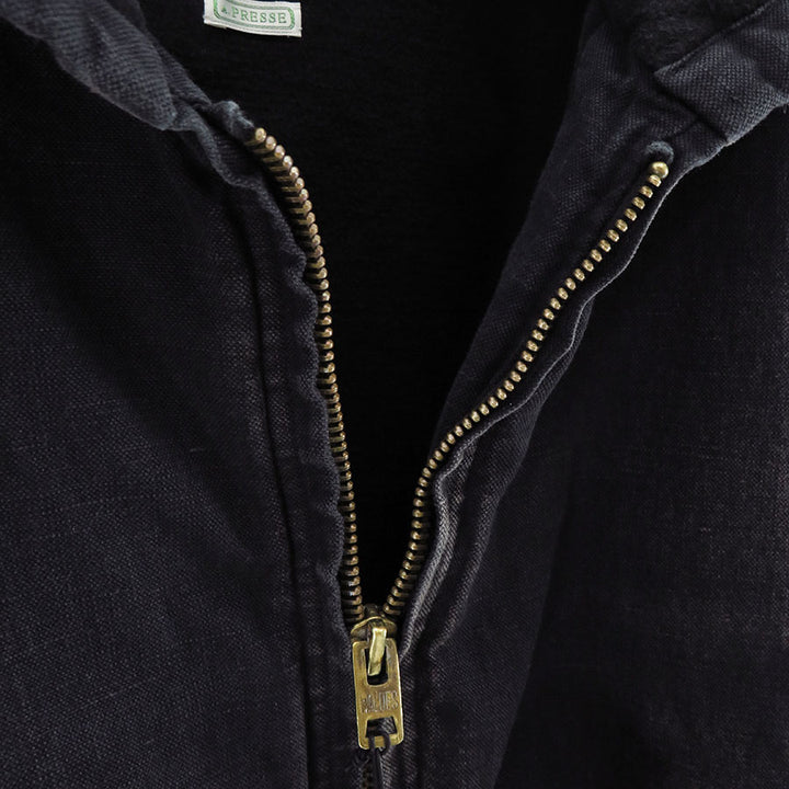 A.PRESSE Silk Linen Hooded Parka - DIMPLE