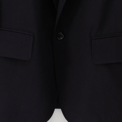 【THE RERACS/ザ・リラクス】<br>RERACS 2/54 COLLEGE FLANNEL THE PEAKED LAPEL EASY JACKET (BLACK) <br>25FW-REJK-234-J