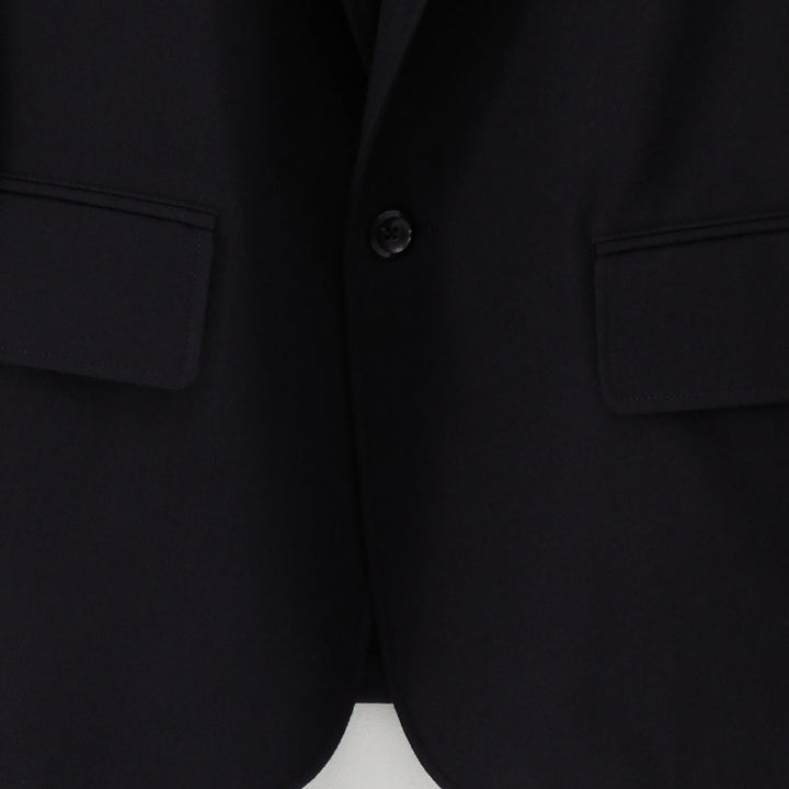THE RERACS ブラック ノーカラージャケット THE RERACS リラクス 20SS ノーカラージャケット ブラック
