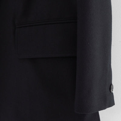 【THE RERACS/ザ・リラクス】<br>RERACS 2/54 COLLEGE FLANNEL THE PEAKED LAPEL EASY JACKET (BLACK) <br>25FW-REJK-234-J