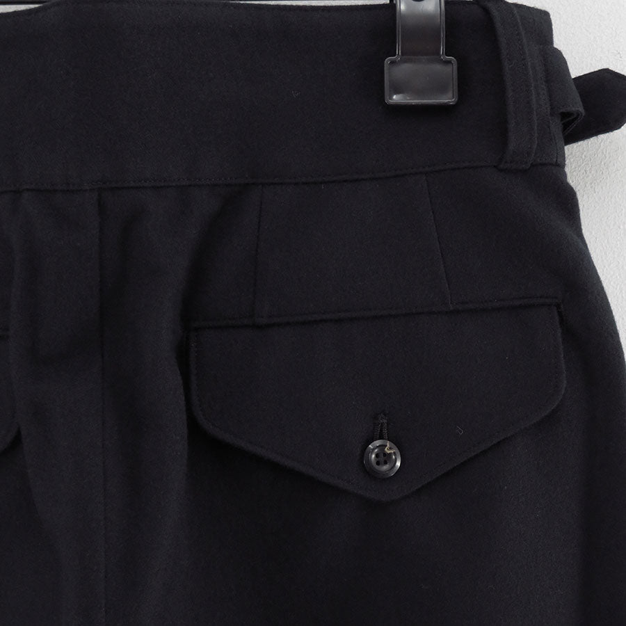 【THE RERACS/ザ・リラクス】<br>RERACS 2/54 COLLEGE FLANNEL THE GURKHA (BLACK) <br>25FW-REPT-263-2-J