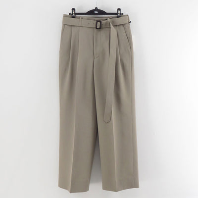 【THE RERACS/ザ・リラクス】<br>RERACS SUPER TWILL S+S THE SLACKS BELTED 2TUCK <br>25FW-REPT-266-J