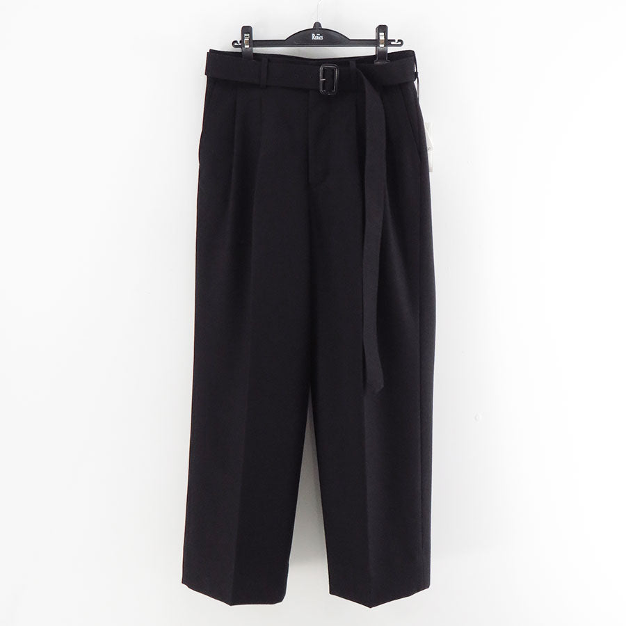 【THE RERACS/ザ・リラクス】<br>RERACS SUPER TWILL S+S THE SLACKS BELTED 2TUCK <br>25FW-REPT-266-2-J