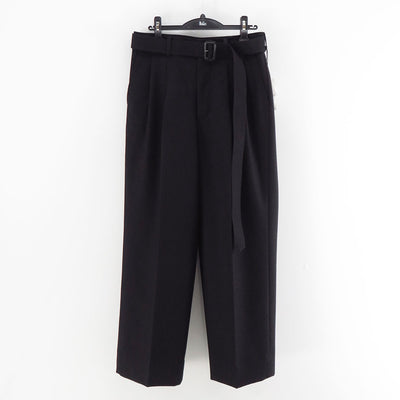 【THE RERACS/ザ・リラクス】<br>RERACS SUPER TWILL S+S THE SLACKS BELTED 2TUCK <br>25FW-REPT-266-2-J