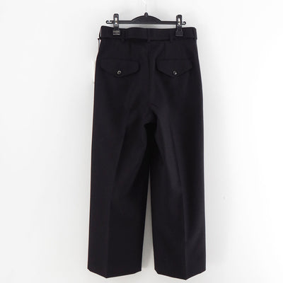 【THE RERACS/ザ・リラクス】<br>RERACS SUPER TWILL S+S THE SLACKS BELTED 2TUCK <br>25FW-REPT-266-2-J