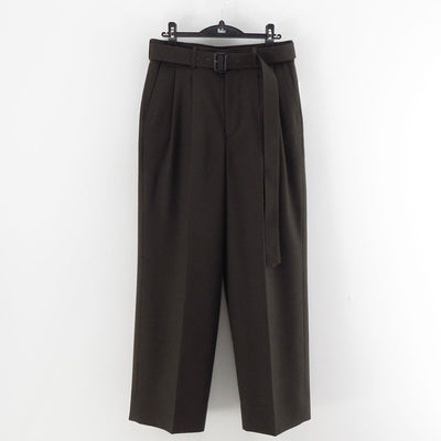 【THE RERACS/ザ・リラクス】<br>RERACS SUPER TWILL S+S THE SLACKS BELTED 2TUCK <br>25FW-REPT-266-2-J