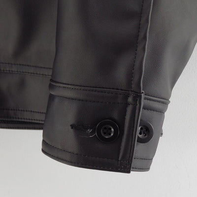 【JUNYA WATANABE MAN】<br>合成皮革×ウールモッサーチェック FILSON Wネームジャケット <br>WP-J020-051