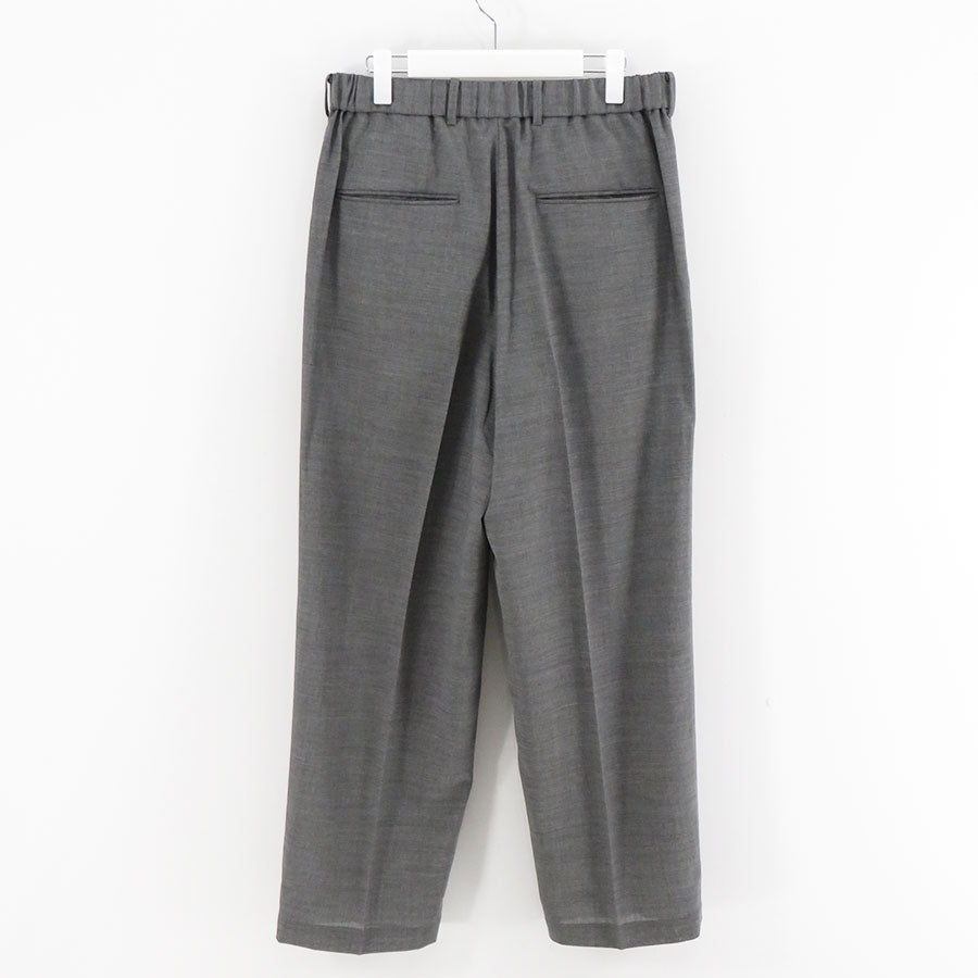 ATON/エイトン】TWIST WOOL GAUZE | TWO TUCKED EASY PANTS PRAGLM0300 ATON/エイトン】TWIST WOOL GAUZE | TWO TUCKED EASY PANTS PRAGLM0300