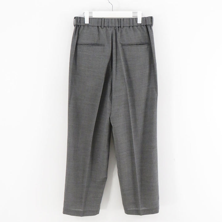 ATON/エイトン】TWIST WOOL GAUZE | TWO TUCKED EASY PANTS PRAGLM0300
