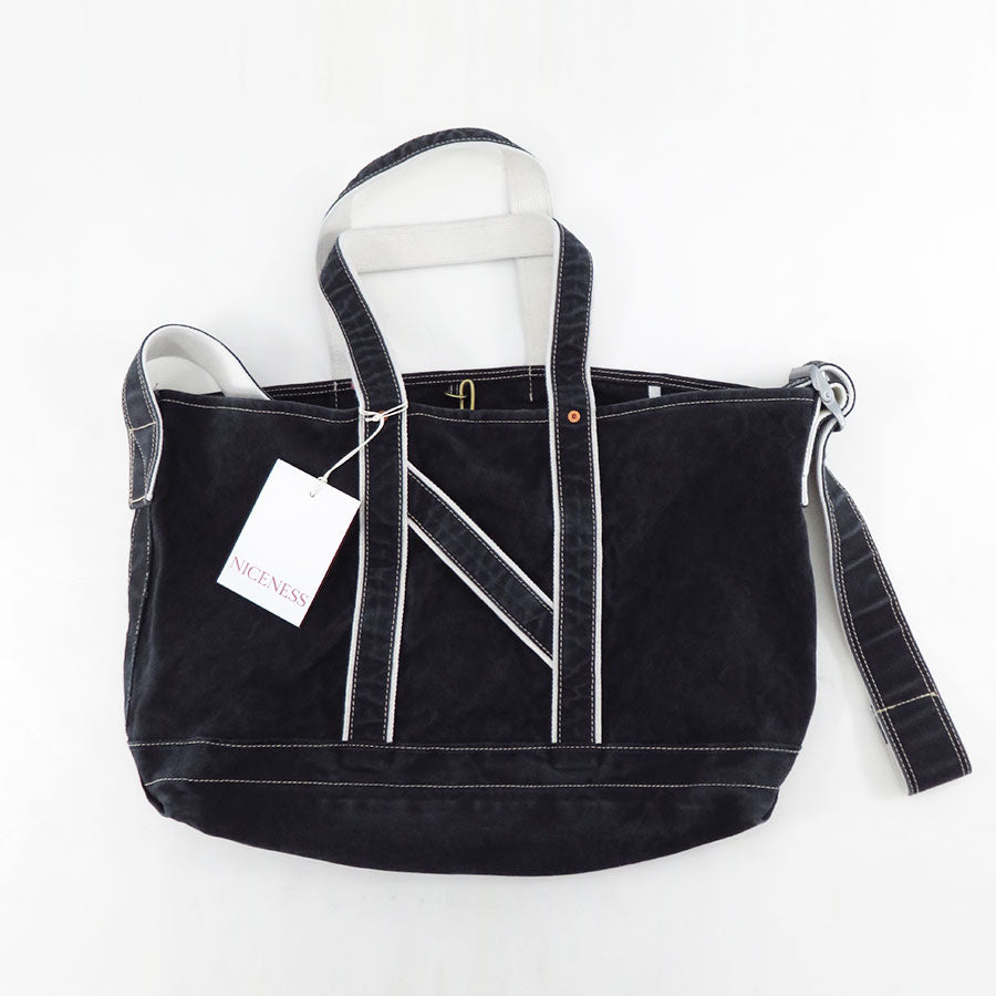【NICENESS/ナイスネス】<br>L.LESH / L.レッシュ (エイジドエフェクトショルダートートバッグ) <br>NN-4507A16
