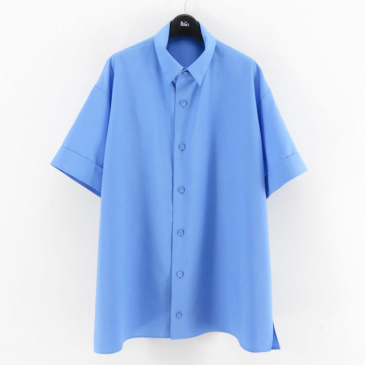 完売済 26SS The RERACS PERFECT SHIRT(BLUE) THE RERACS/ザ・リラクス】RERACS PE SUPER LIGHT SPUN THE PERFECT