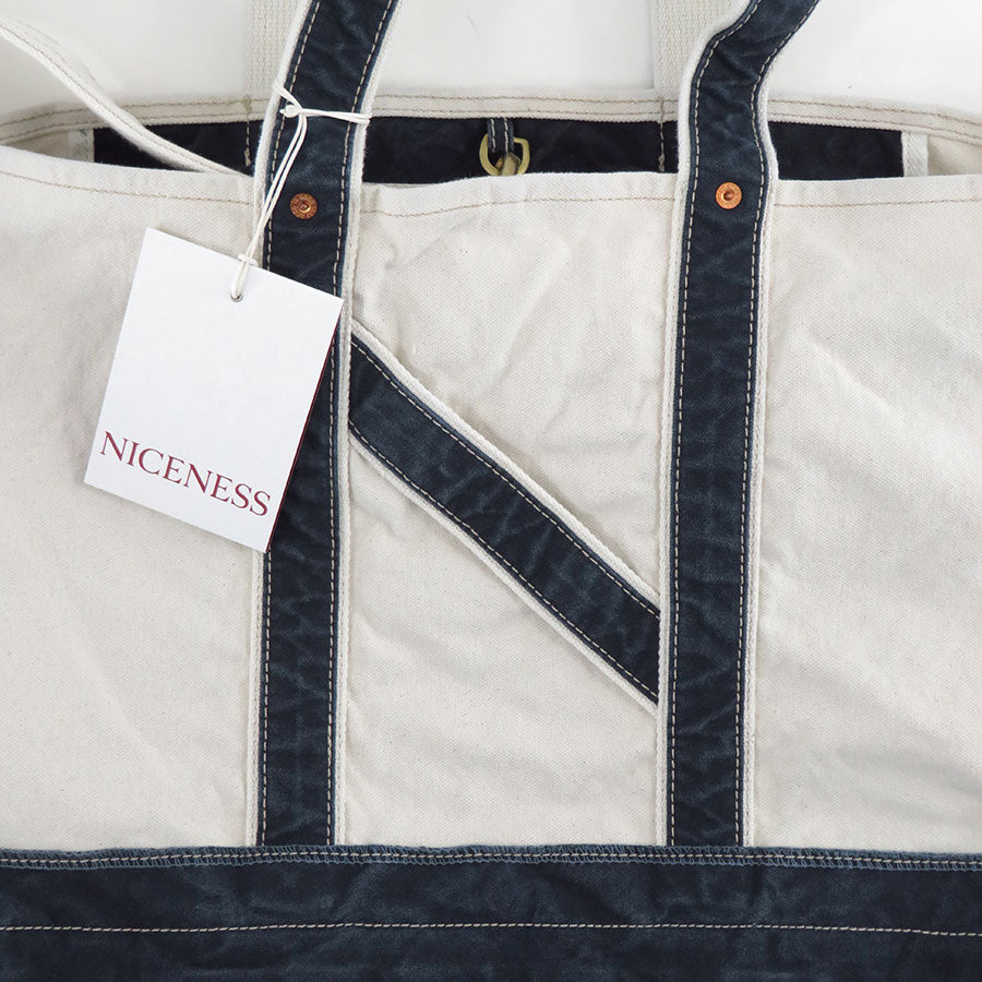 【NICENESS/ナイスネス】<br>L.LESH / L.レッシュ (エイジドエフェクトショルダートートバッグ) <br>NN-4507A16