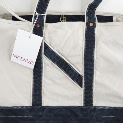 【NICENESS/ナイスネス】<br>L.LESH / L.レッシュ (エイジドエフェクトショルダートートバッグ) <br>NN-4507A16