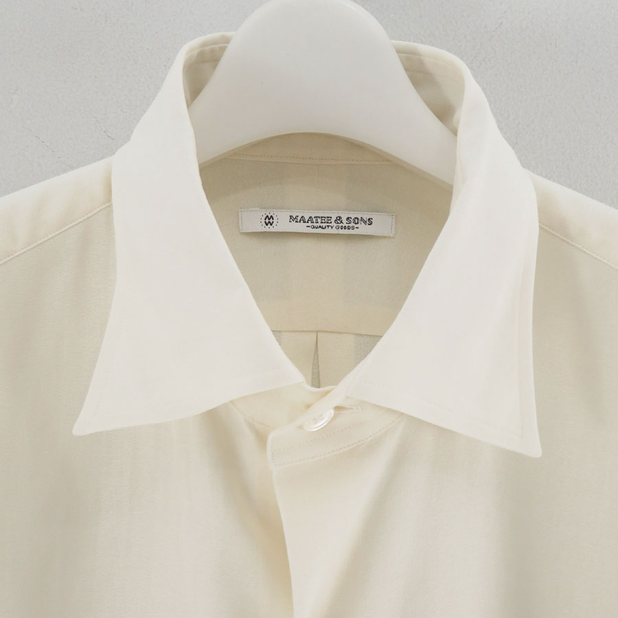 【MAATEE&SONS/マーティーアンドサンズ】<br>MARSEILLE GIZA Georgette <br>MT5303-0601A