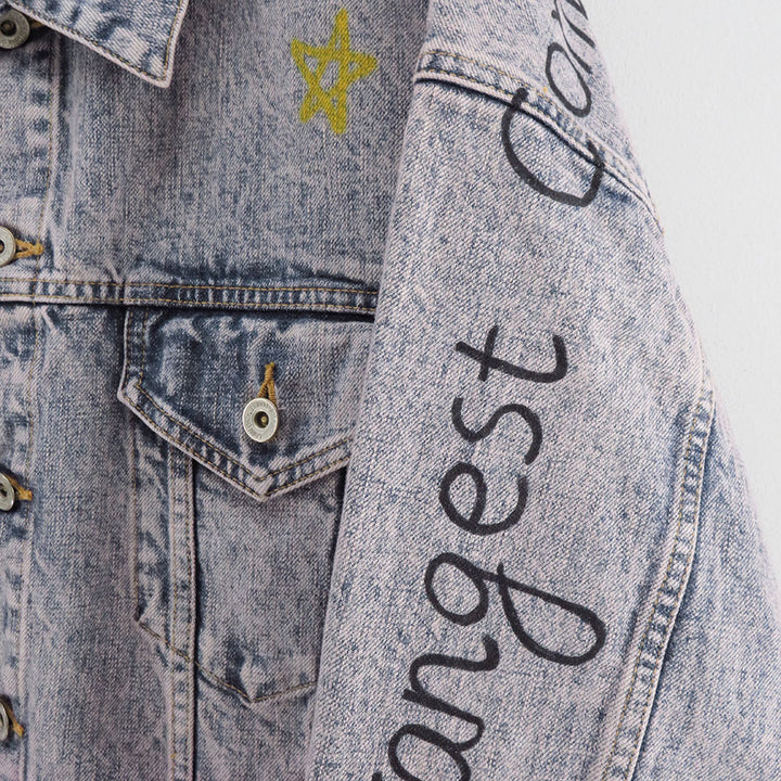 doublet/ダブレット】ANIME HAND-PAINTING DENIM JACKET doublet/ダブレット】ANIME HAND-PAINTING DENIM JACKET