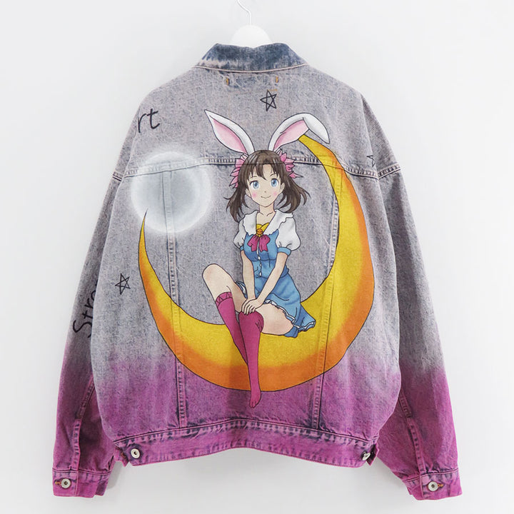 doublet - doublet 25SS ANIME HAND-PAINTING DENIM JACKET