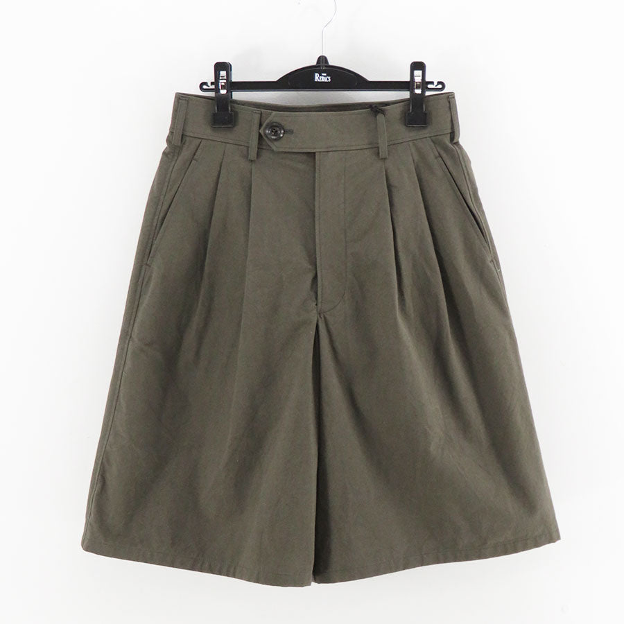 THE RERACS/ザ・リラクス】RERACS ROYAL BUFF CLOTH WIDE SHORT TUCK