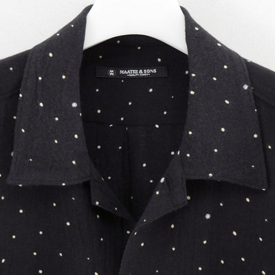【MAATEE&SONS/マーティーアンドサンズ】<br>OP COLLLAR SHIRTS DOTS <br>MT5303-0604B