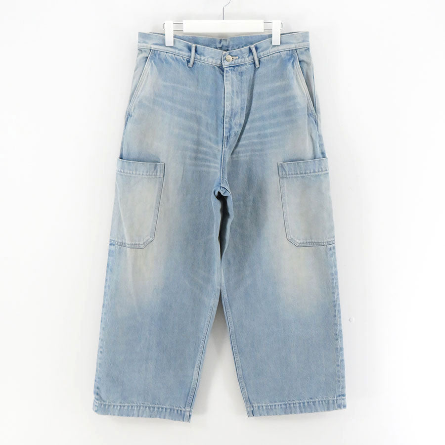 Graphpaper/グラフペーパー】Selvage Denim Cargo Pants (LIGHT FADE