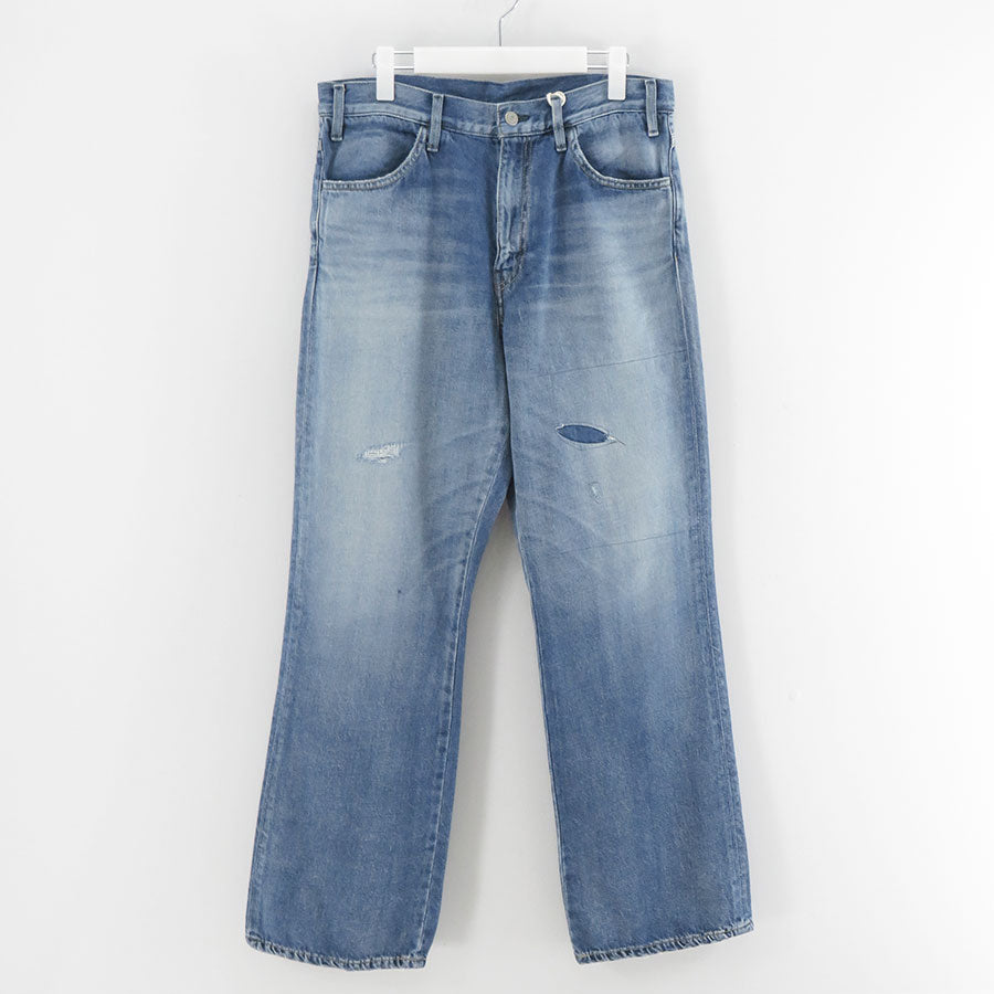 【MAATEE&SONS/マーティーアンドサンズ】<br>FLARE DENIM repair <br>MT5303-0222